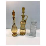 3 retro decanters