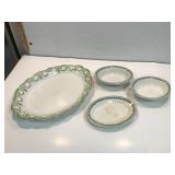 Made in England platter and dishes