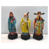 Oriental figurines. 12" tall