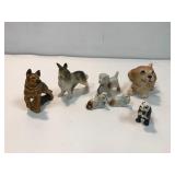 Porcelain dog figurines