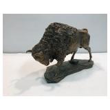 Buffalo figurine. 12" long.