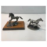 Pewter sculpture 4"s