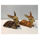 Chalkware deer. 8" long