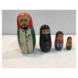 Wooden nesting dolls