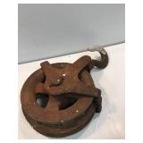 1 ton block and tackle cast iron pulley