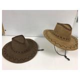 2 hats unused