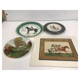 Horse plates and pictures