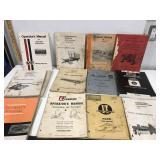 Old equipment manuals.