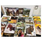 Horse magazines. Assorted