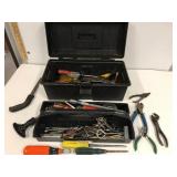 Tool box with tools.