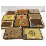 Wooden cigar boxes