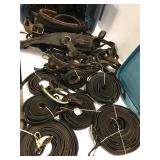 Tote of harness and driving reins