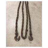 12ft 3/8" chain.