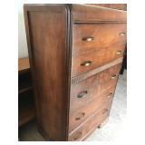 Waterfall Chest of 5 drawers.