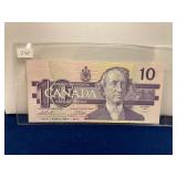 1989 Canadian $10 note, Thiessen/Crow