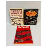 3 firearms books. Hardcover.