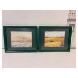 S Larson country paintings. 15' x 12'