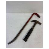 Gooseneck and a claw hammer.