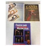 Canes and walking stick books.