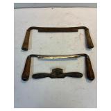 2 Draw knives and spoke shave.
