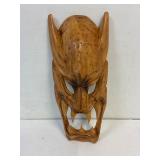 Wooden decorative mask