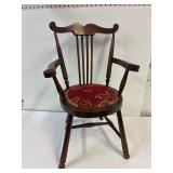 Retro child or doll chair.