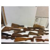 Butt stocks. Box full. Various conditions