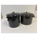 2 canners. No holes