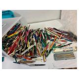Large pen and pencil collection