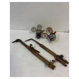Torches and gauges.