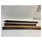 3 Double Barrels shotgun Barrels for parts