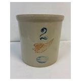 2 Gallon Red Wing Crock. Hairline cracks