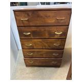 5 Drawer Chiffonier  32 x 19 x 78.5' High
