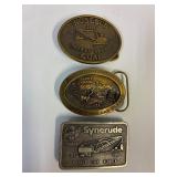 Rosebud. Dilcon. Sunrise. Belt Buckles.