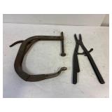 Valve spring comp. & Blue Point Snap Ring pliers.