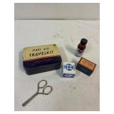 Johnson & Johnson travel kit and contents