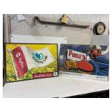 2 Agrevo tin signs. 31.5 x 23'
