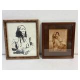 Crowfoot and antique pictures.