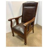 Mission Style Chair.   26' x 29'