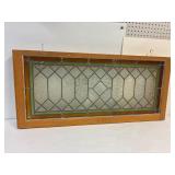 Lead Stained Glass. Great shape. 42' x 19.25'