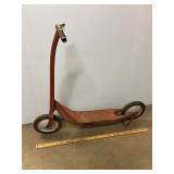 Vintage push scooter.