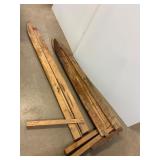 4 pelt stretchers. 56'  and 64' long