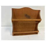 Wooden display or spice rack. 11' x 10'