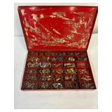 Metal case full of battery & cable repair supplies