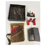 Drill bits. Allen wrenches. Screwdriver bits
