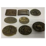 (8) Hesston/Twin Disc/Jacques Belt Buckles