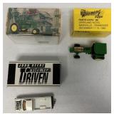 (2) 1/64 John Deere Tractors and  pickup truck