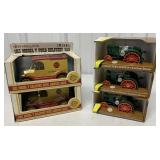 (2)New Holland Banks & (3)JD Overtime Tractors