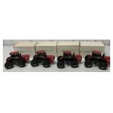 (4) 1/32 Ertl Case 4894 4WD Tractors in boxes