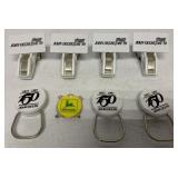 (8) John Deere pcs-Keychains/Clips/Screwdriver